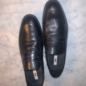 Preowned Joseph Abboud  Black Men's Loafer Size 13